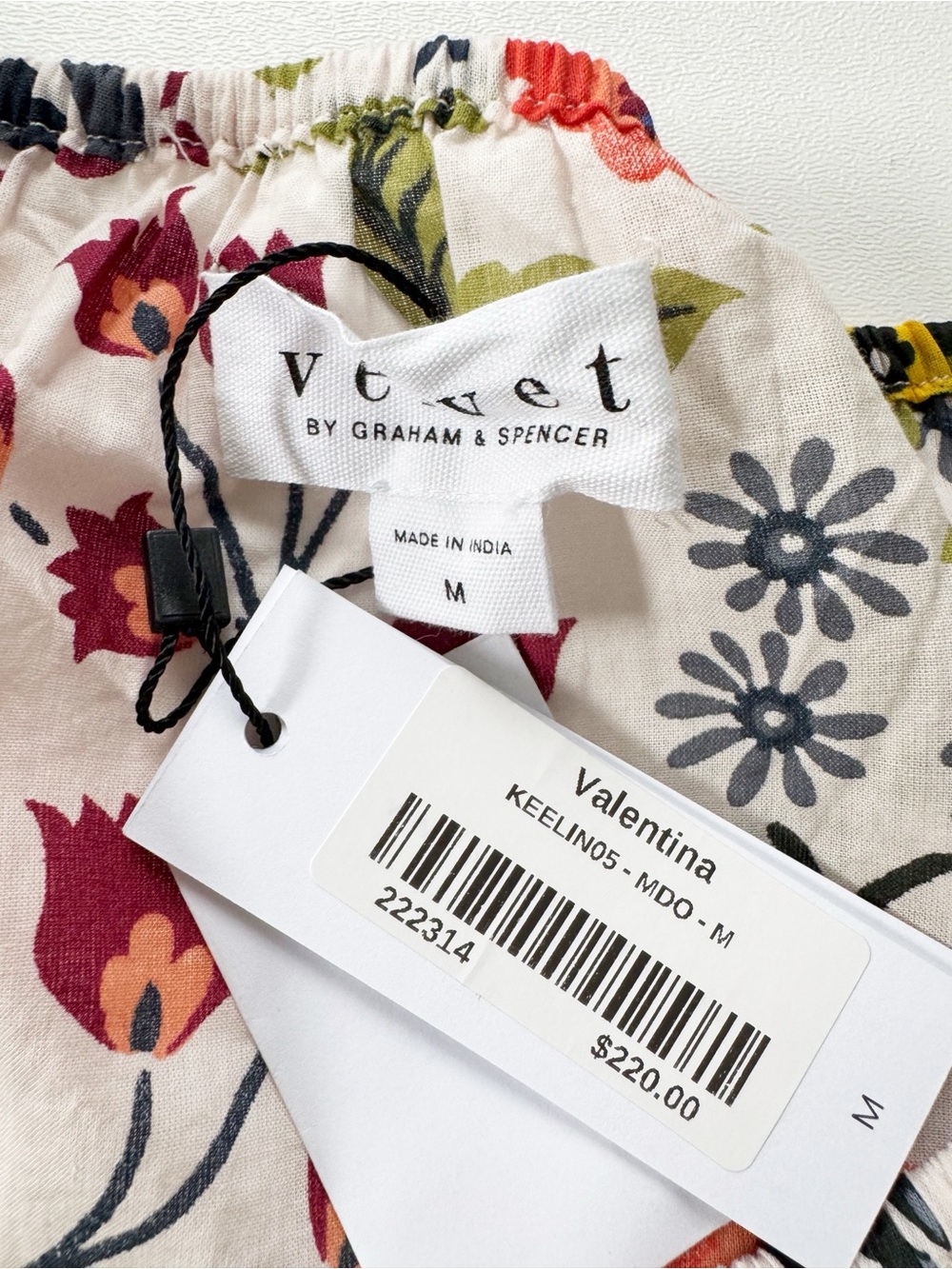 Velvet by Graham and Spencer Keelin Printed Boho Dress | MEDIUM NWT - Picture 8 of 12
